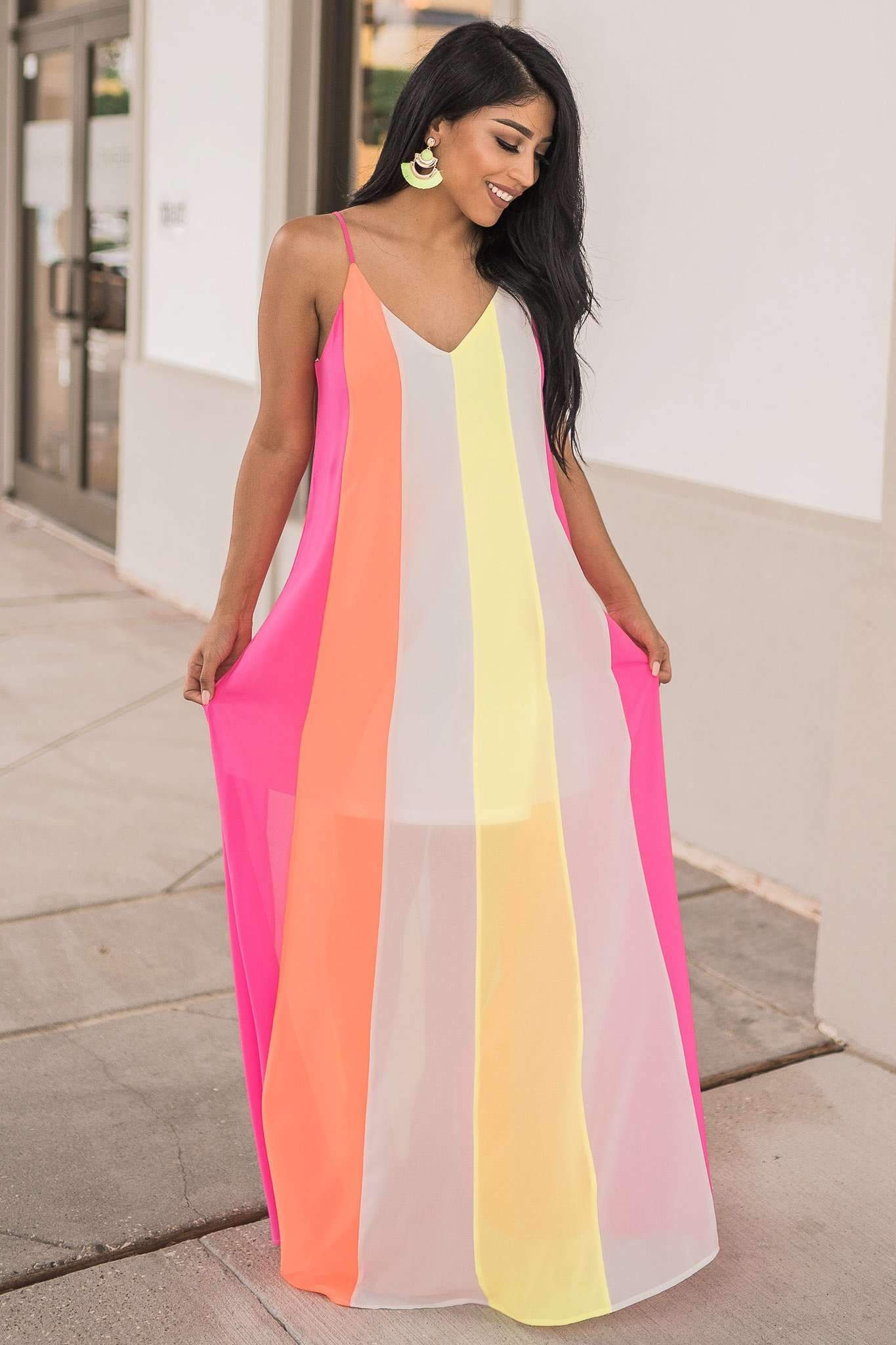 "Pina Colada Please" Maxi Dress