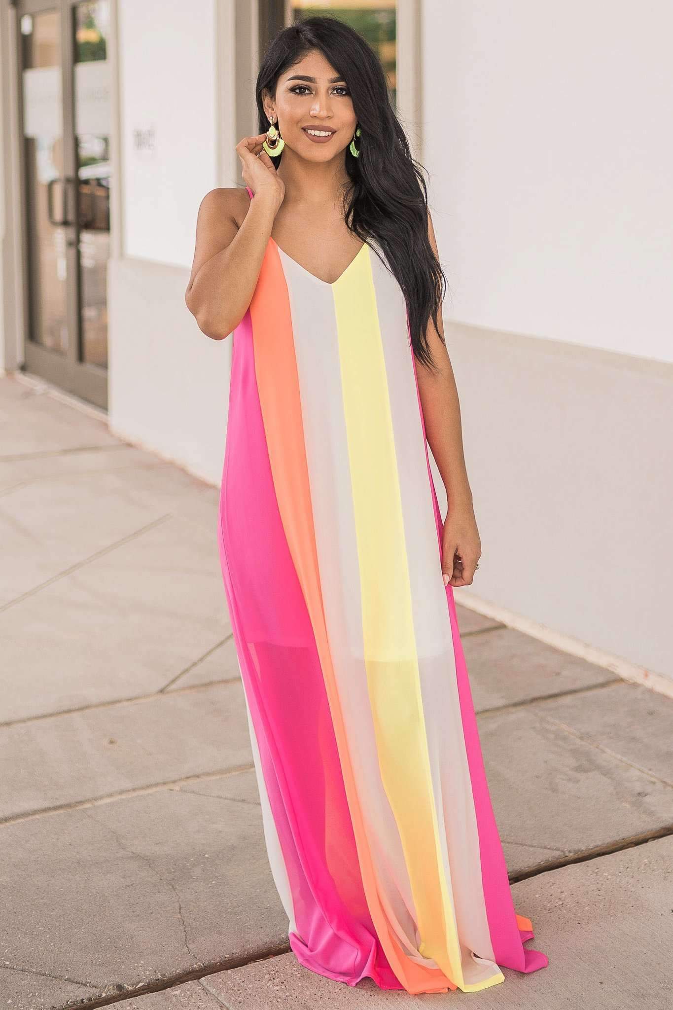 "Pina Colada Please" Maxi Dress