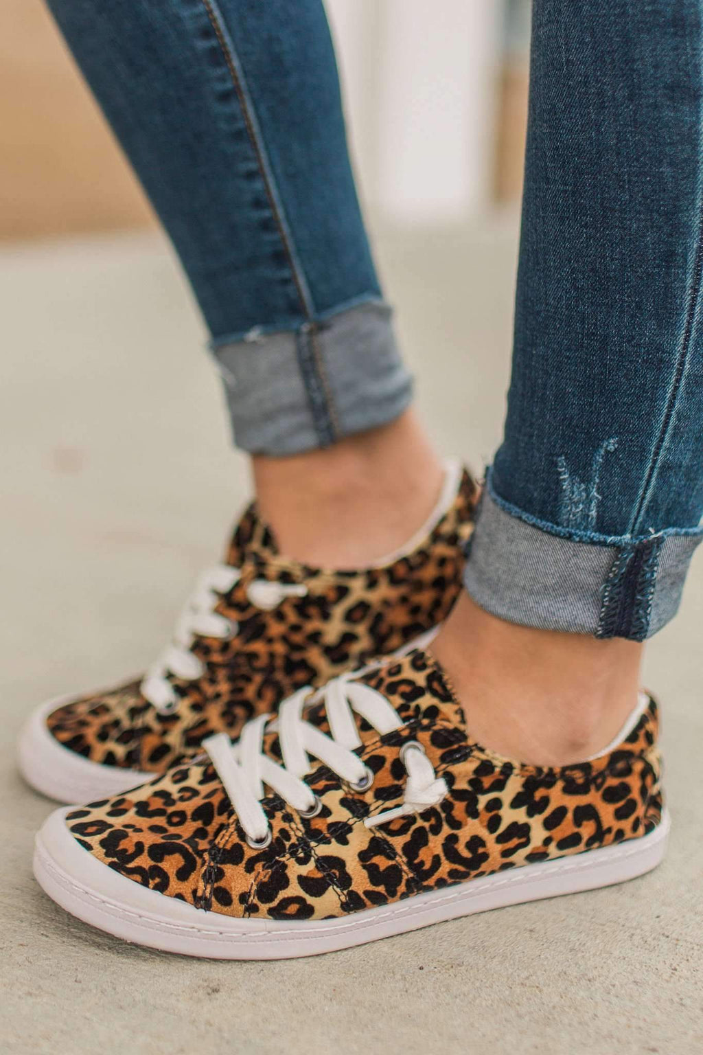 "The Cats Meow" Leopard Sneakers